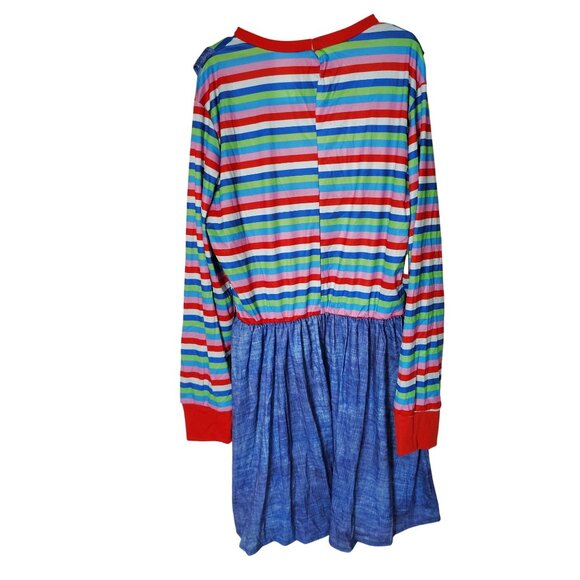 Womens XL (16/18) Striped Doll Halloween Costume Dress - Picture 6 of 7